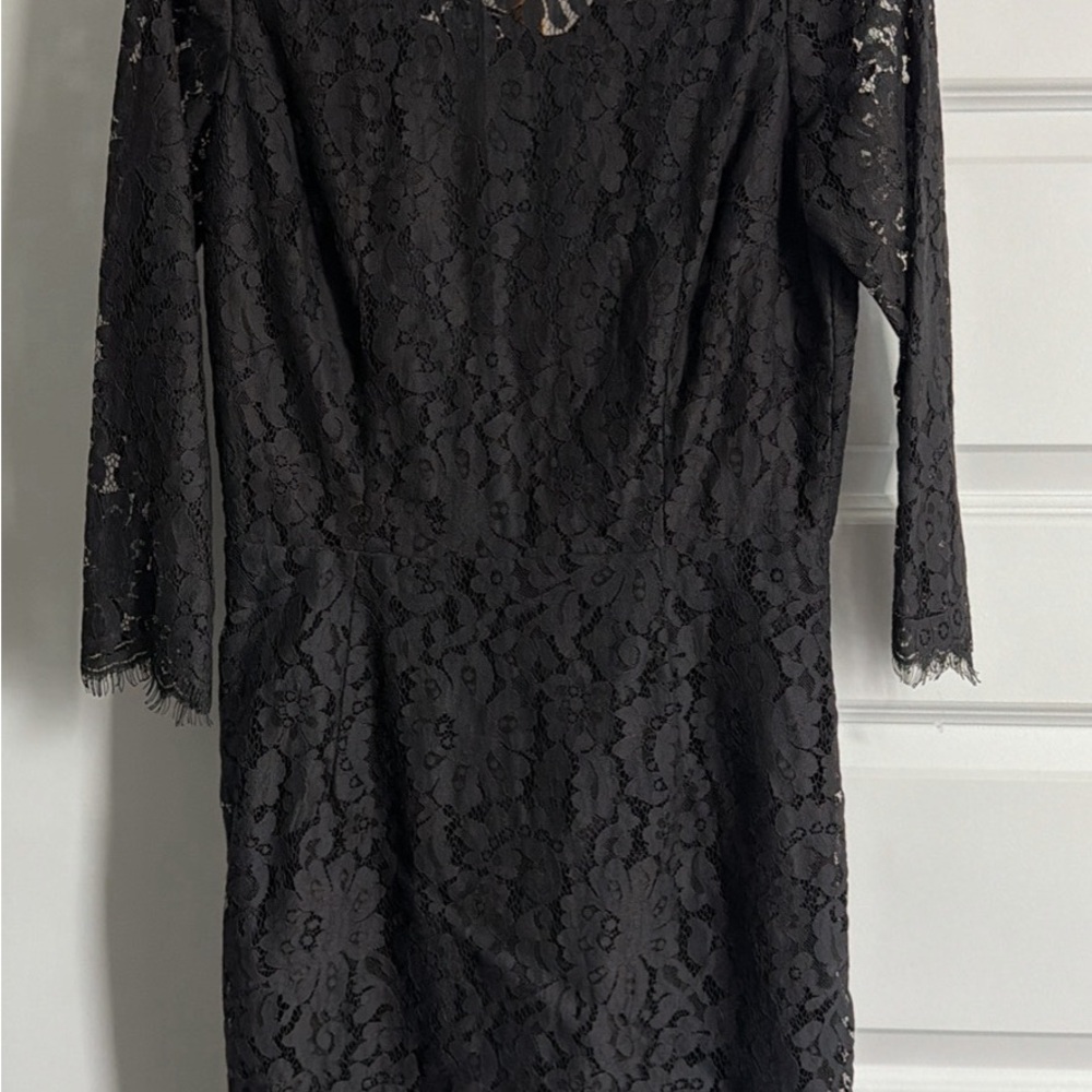 Elegant Black Lace Dress